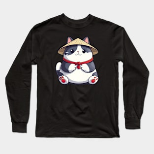 Japanese Kawaii Cat Long Sleeve T-Shirt